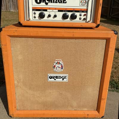 1973 Orange OR 120 Head & Cabinet Half-Stack Original Orange Head & Cab! RARE & Powerful! image 1