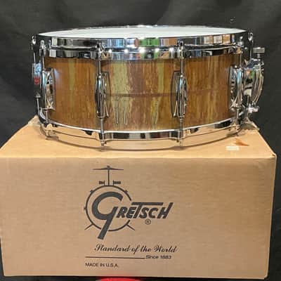 Gretsch GAS5514-KC Keith Carlock Signature 5.5x14" Brass Snare Drum 2021 - Vintage Patina image 4