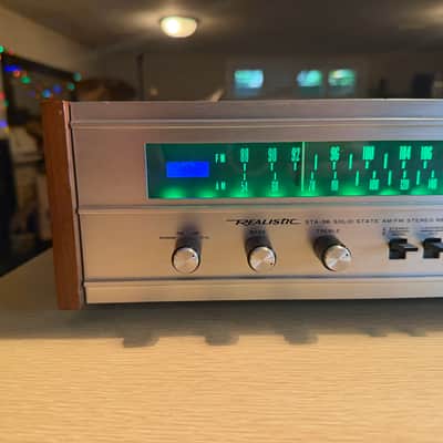 Vtg Realistic STA-36 AM-FM Stereo Receiver 1971 Wood LED Upgrade Serviced BEAUTY image 5