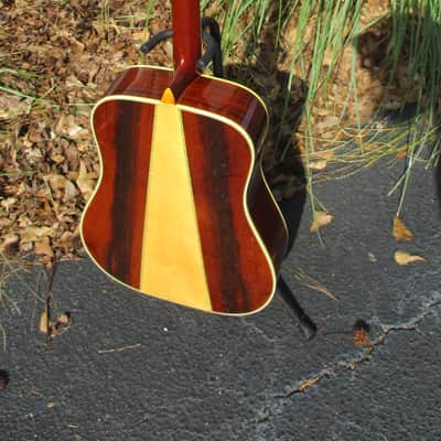Vintage Gamma D-35 Copy Acoustic Guitar~Japan~w/Gig Bag ~3 Piece Back~Bone Saddle~MIJ~ image 9