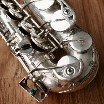 Yamaha YAS-62IIS Alto Saxophone 1990s - Silver image 8
