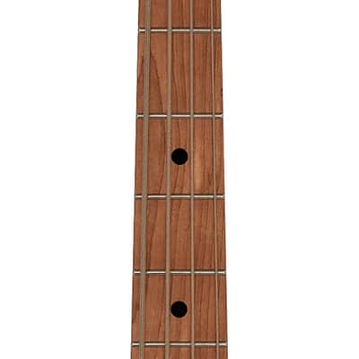 Sterling RAYSS4 StingRay Short Scale 4-String Bass Guitar, Roasted Maple Fingerboard, Charging Green image 4