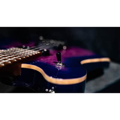 EVH Wolfgang WG Standard QM Baked Maple Fingerboard - Northern Lights image 11