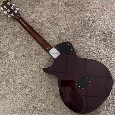 Tagima Modena Electric Acoustic Guitar, Maple Neck, Rosewood Fingerboard, Blue Finish image 12