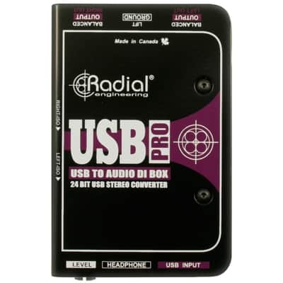 Radial USB-Pro Stereo USB Laptop DI, Open Box (Like New) image 1