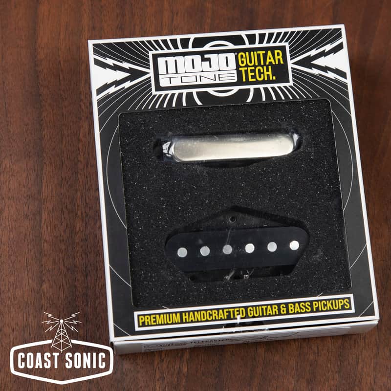Mint Mojotone Quiet Coil Broadcaster Tele Pickup Set Chrome image 1