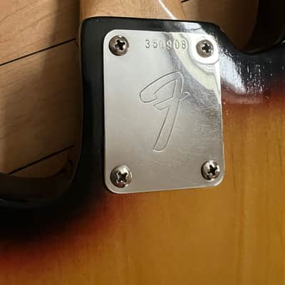 1972 Fender Precision Bass with Rosewood Fretboard Sunburst image 9