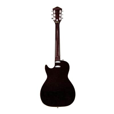 Silvertone 1423 Series Single Cut Guitar - Red Silver Flake Burst - Open Box image 8