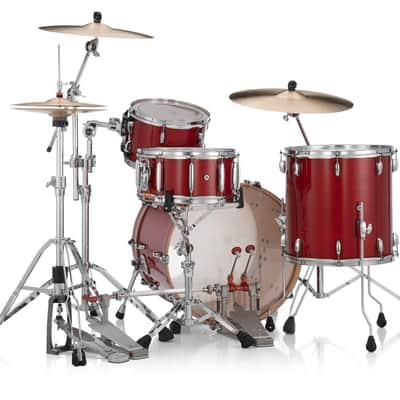 Pearl PMX Professional Series 3-Piece Drum Shell Pack 22/16/12 Sequoia Red Optimount Bild 5