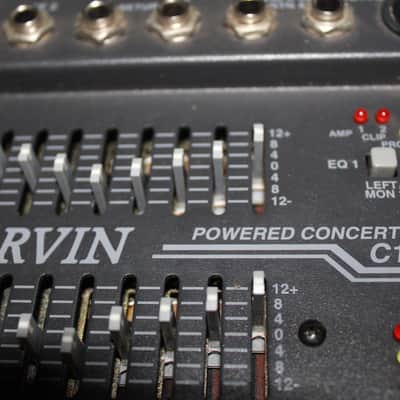 Carvin Powered Concert Series 1200-Watts 16-Channel Mixer w/Road Warrior Case C1644P (used) image 7