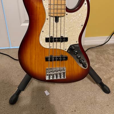 Sire 2nd Generation Marcus Miller V7 Vintage Swamp Ash 5-String Maple Fingerboard - Tobacco Sunburst image 8