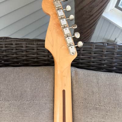 Fender Standard Stratocaster MIM - Red (Repainted), Rosewood Board, SSS image 7