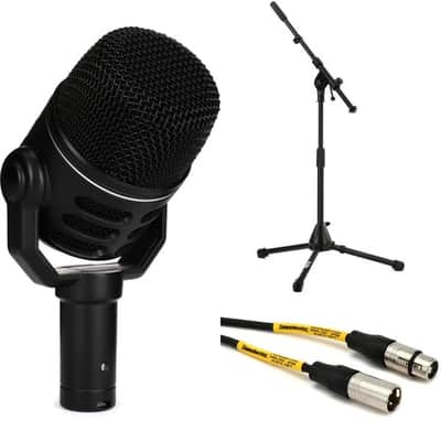 Electro-Voice ND46 Supercardioid Dynamic Instrument Microphone with Stand and Cable image 3