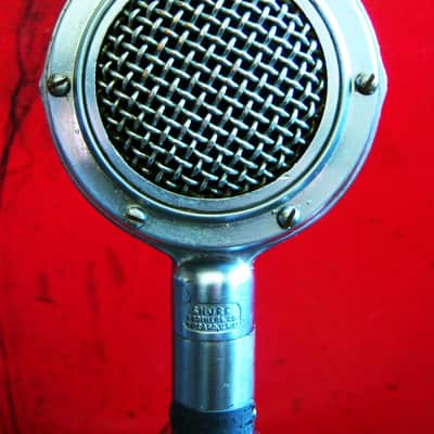 Vintage RARE 1930's Shure 70H crystal microphone w Shure S-36 stand and A84B adapter 55 55S 737A image 4