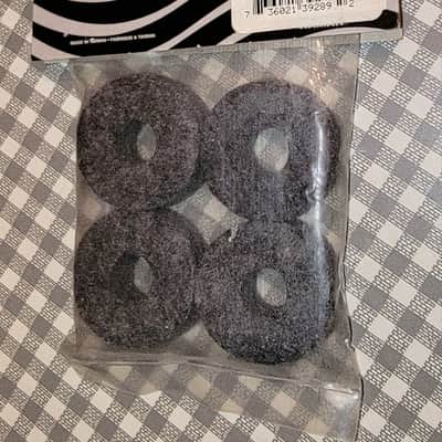 Gibraltar SC-CFS/4 Cymbal Felt Short (4 Pack) 2010s - Black *NEW* image 4