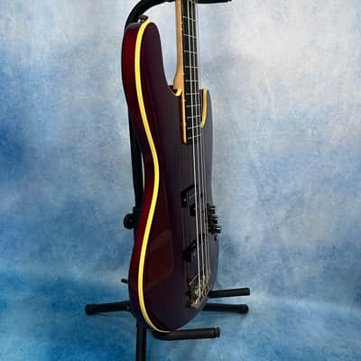 2010 Fender Japan AJB Aerodyne Jazz Bass Old Candy Apple Red, MIJ image 6