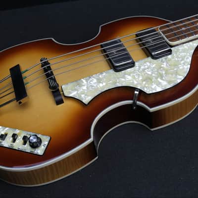 NEW Hofner HCT-500/1-CV Contemporary Cavern Beatle Bass Limited Edition Vintage Look Brown Sunburst image 2