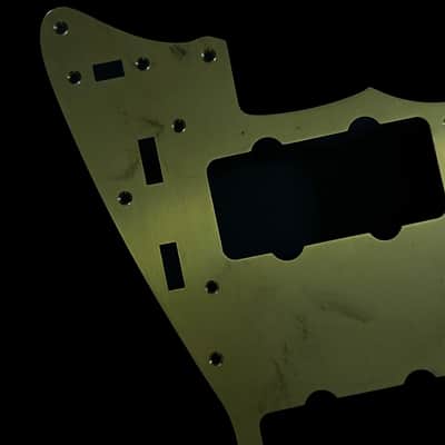 Jazzmaster Pickguard Scratchplate - USA 60s Vintage - Antique Brass - Made-to-Order image 2