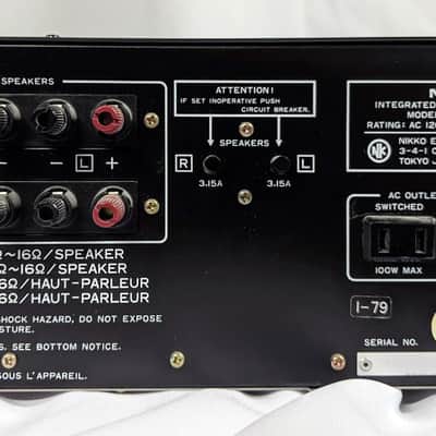 Nikko MA-690 Integrated Stereo Amplifier 1979 Black image 10