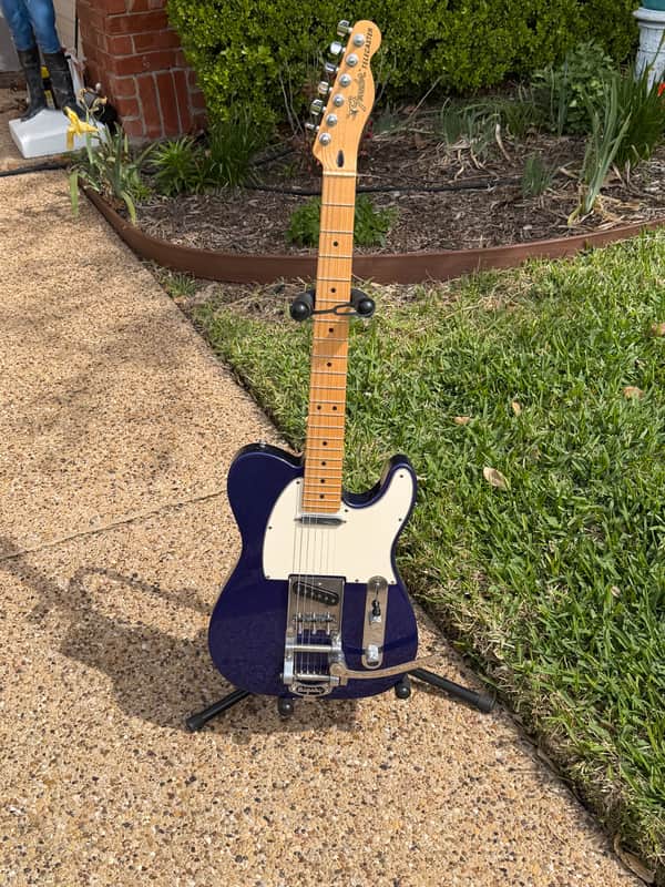 Fender Telecaster with Bigsby 2017 - Purple/Deep Blue image 1