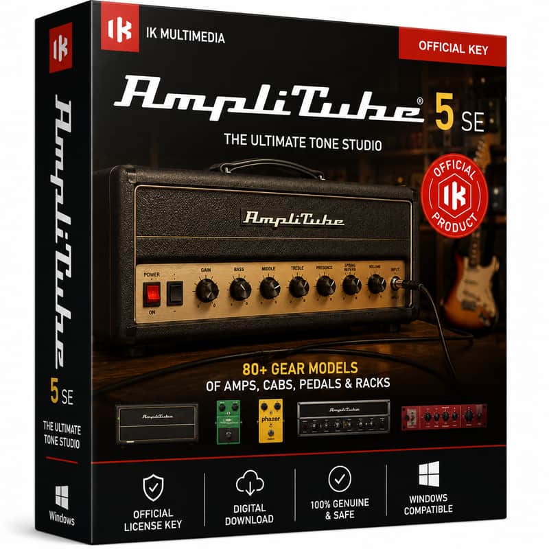 IK Multimedia AmpliTube 5 SE Official License Key image 1
