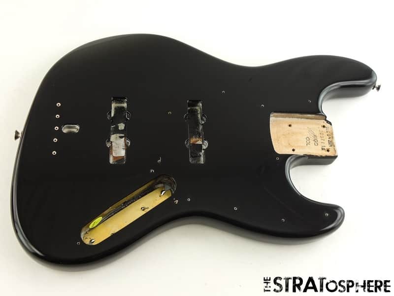 Fender USA Geddy Lee Jazz Bass BODY, Badass Bass Black image 1