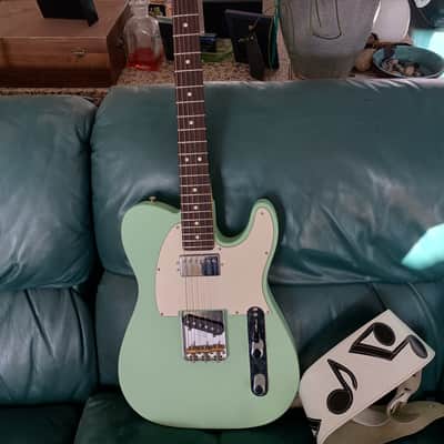 Fender American Performer Telecaster Hum Rosewood Fretboard 2023 - Satin Surf Green image 1