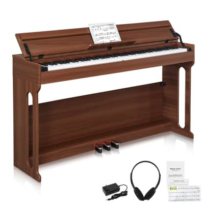 Glarry 88-Key Home Fully Weighted Hammer-action Keybed Digital Piano image 1
