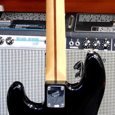 2021 Fender Player Precision Electric Bass w/Case! Gloss Black! VERY NICE!!! image 7