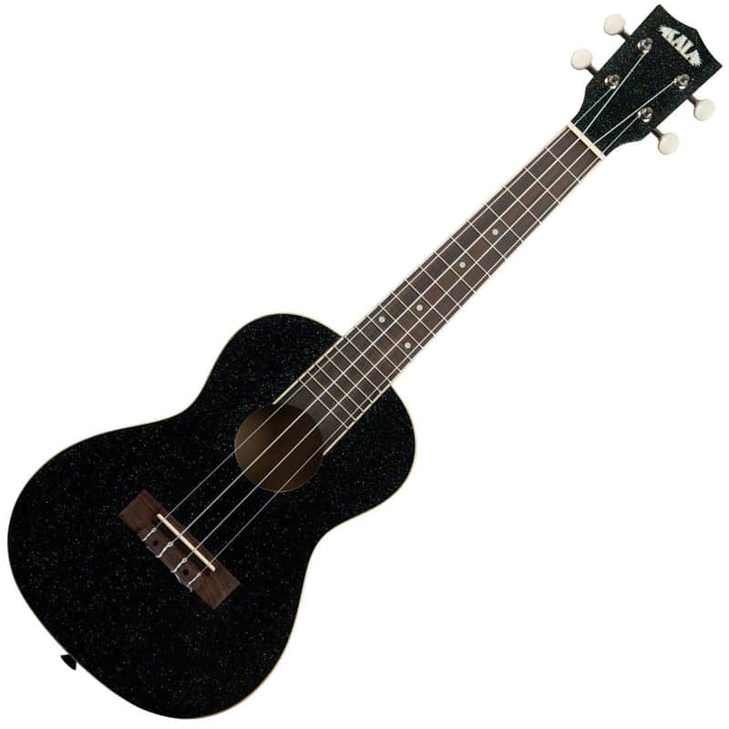 Kala Brand Black Galaxy Sparkle Concert Ukulele image 1