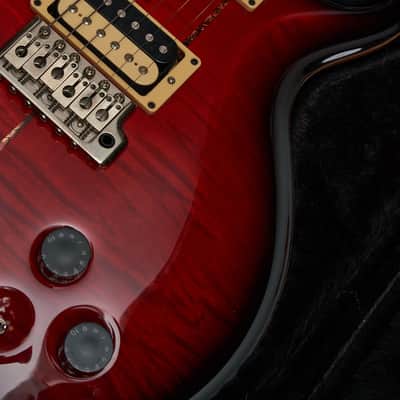 PRS Santana I - Scarlet Red Sunburst - Brazilian Rosewood Fretboard with Abalone Inlays - RARE Collector's Item image 3