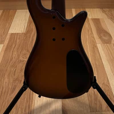 Spector Left Handed modified Euro bolt 4 2024 - Tobacco burst with roasted maple neck image 2