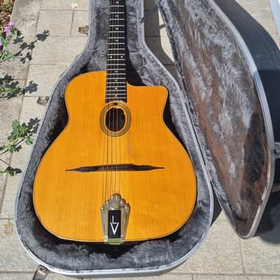 John Le Voi manouche petite bouche gypsy jazz guitar 1997 - natural solid spruce top image 1
