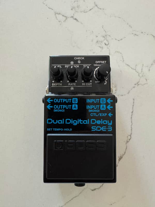 Boss SDE-3 Dual Digital Delay 2024 - Present - Black image 1