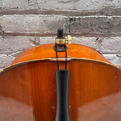 Palatino VC-450 1/2 Size Handcrafted Cello w/ Gig Bag – Repaired Cracks – Used Good image 24