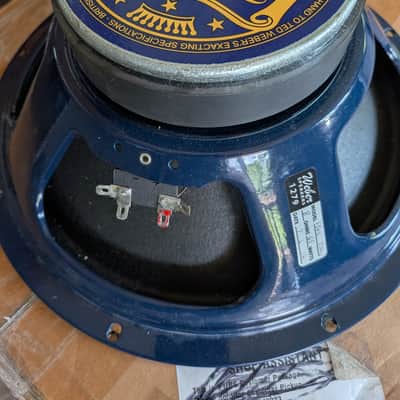 Weber Legacy Series 12" 65 Watts 8 ohms Speaker Scumback image 1