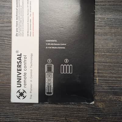 URC MX-450 Programmable Remote and MRF-260 RF Base Station (in box) image 2