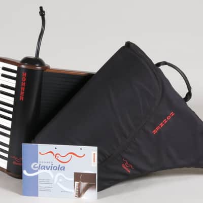 Hohner Claviola unique wind instrument + softbag + owner’s manual + mouth piece image 2