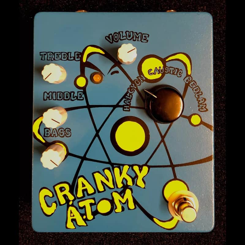 Flickinger Tone Boxes Cranky Atom Overdrive Pedal - Fender Tweed Amp in a Box 2012 - Mehrfarbig image 1