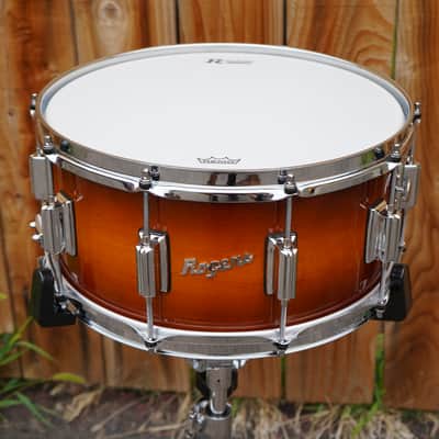 Rogers Custom Dyna-Sonic D2945 | Tobacco Burst Gloss | 6.5″ x 14″ Snare Drum (Limited Edition) image 5