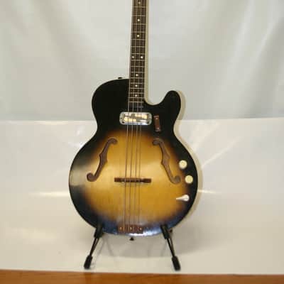 Vintage Harmony H22 electric bass guitar (1960s) -- this is not a reissue! image 1