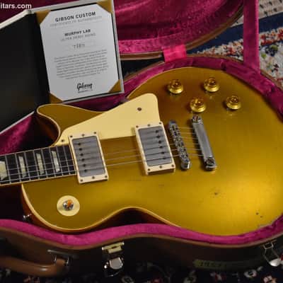 Gibson Custom Shop Murphy Lab '57 Les Paul Goldtop Reissue Ultra Heavy Aged image 6