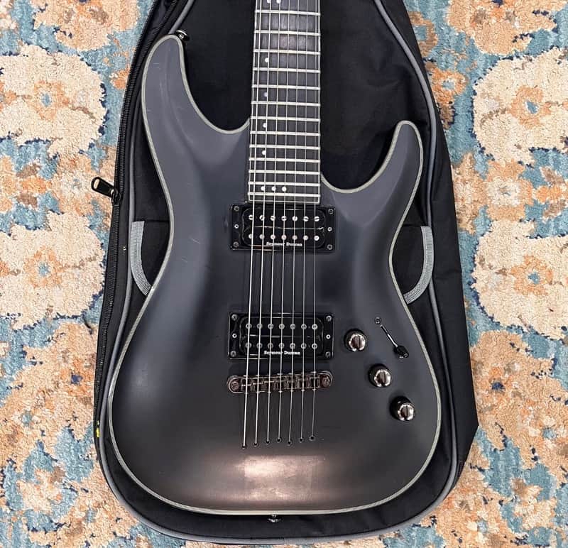 Schecter Blackjack SLS C-7 P 2012 - 2017 - Satin Black image 1