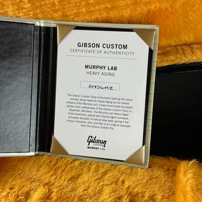 Gibson Custom Shop Dealer Select 1960 Hummingbird Ebony Murphy Lab Heavy Aged w/case 20836022 image 12