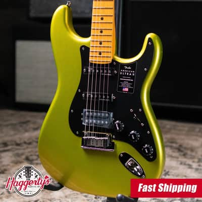 Fender American Ultra II Stratocaster HSS Electric Guitar - Solar Flare with Hardshell Case image 1