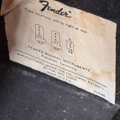 Vintage Fender Champ Silverface Tube Amp 1975–1976 | Made in USA image 4
