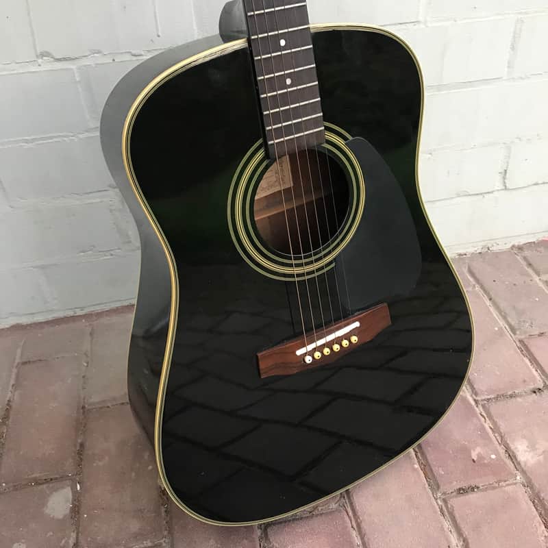 VINTAGE 1993 Ibanez PF10 (Black) | Reverb