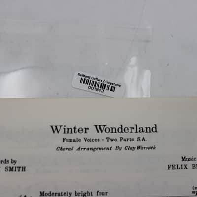 Bregman, Vocco and Conn, Inc Winter Wonderland Sheet Music Bregman, Vocco & Conn, Clay Warnick image 5