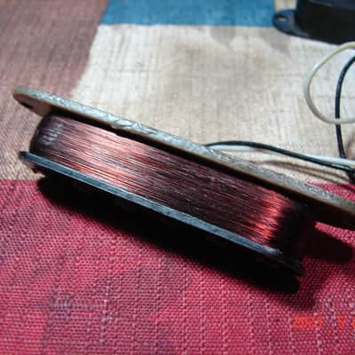 Vintage 1978 Fender Mustang Guitar Pickup w/Black Cover 5.49k image 3