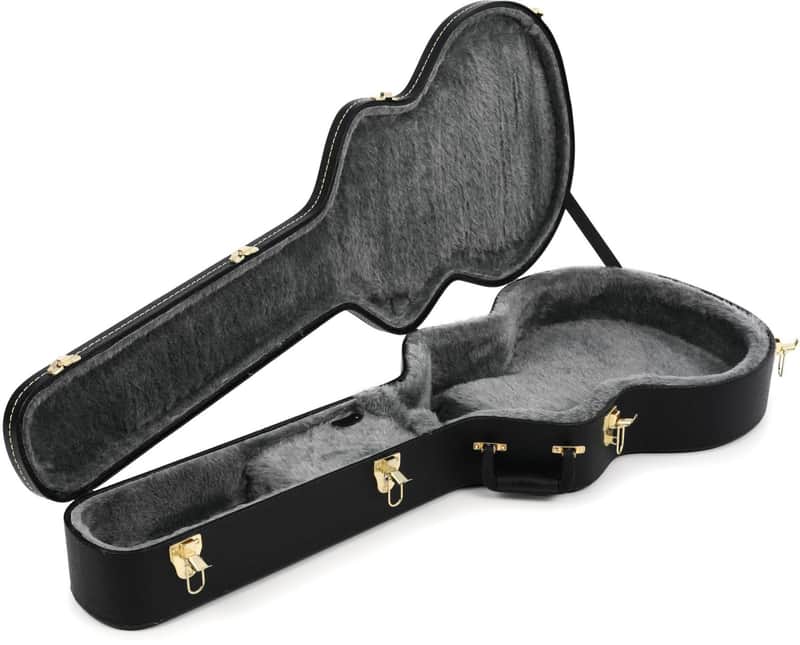 GRETSCH - G6298 16 Hollow Body Flat Top Hardshell Case  Electromatic 12-String  Black - 0996408000 image 1